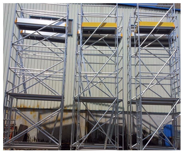 stock aluminum scaffolding 库存铝脚手架