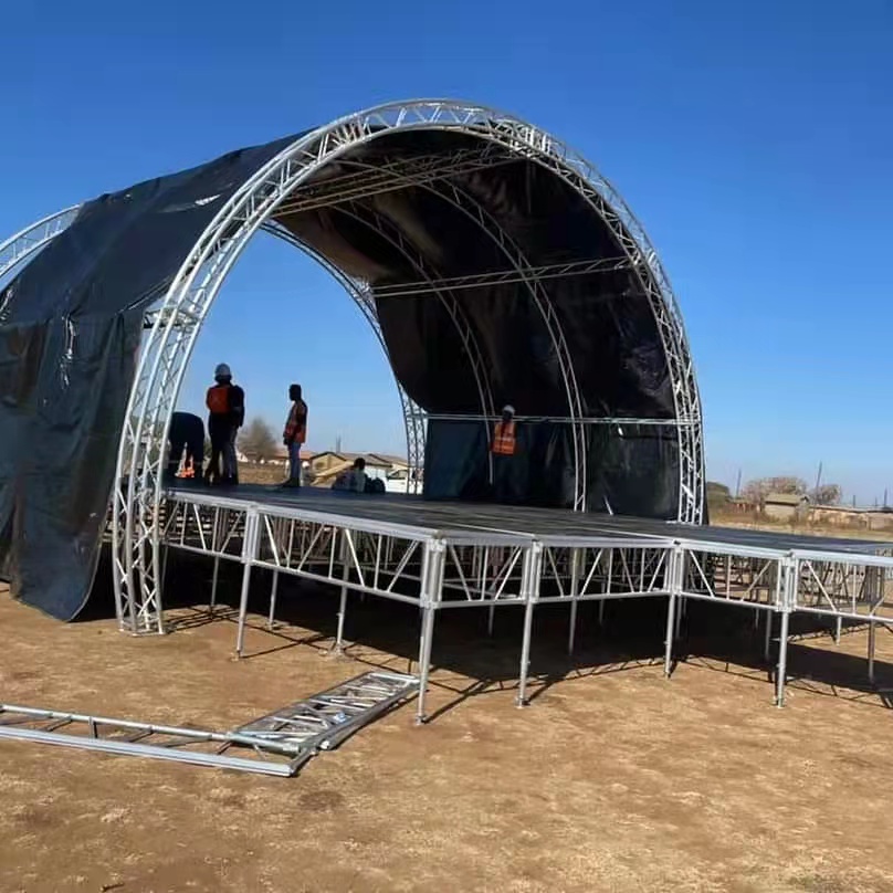 arch roof stage 拱形屋顶舞台