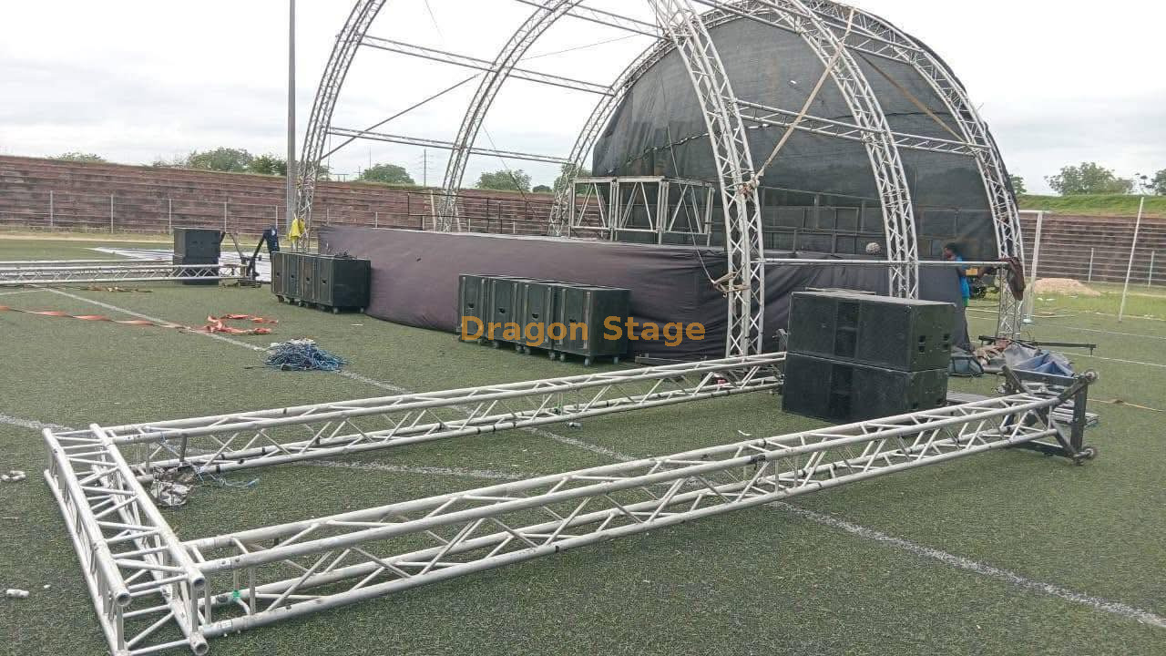 Arc Roof Truss Assembly 弧形屋顶桁架组件