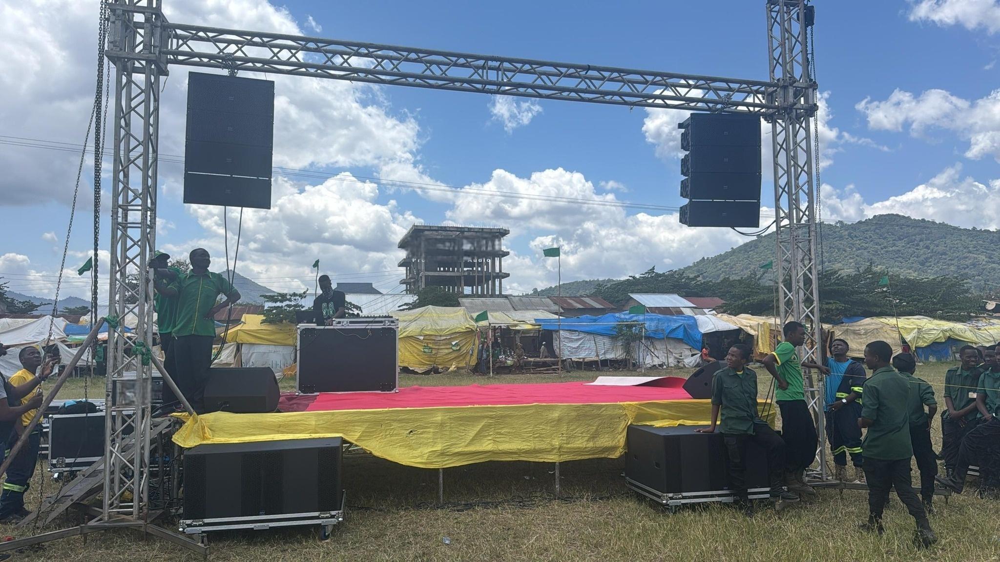 Rigging Goal Post Truss 6x4m 索具目标桁架后6x4m