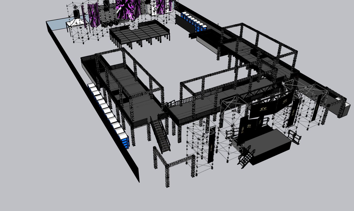 custom vip stage 定制贵宾舞台