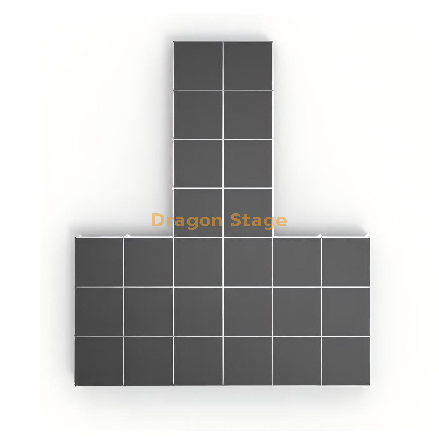 7.32m x 3.66m T-Shape Portable Stage Kit 7.32mx 3.66m T 形便携式舞台套件