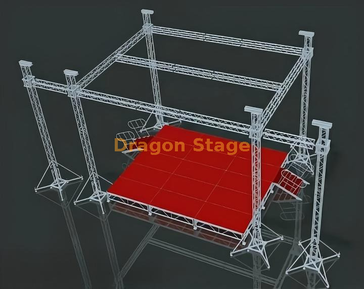 7x6x7m Professional Pro Audio Stage Roof System 7x6x7米专业专业音频舞台屋顶系统