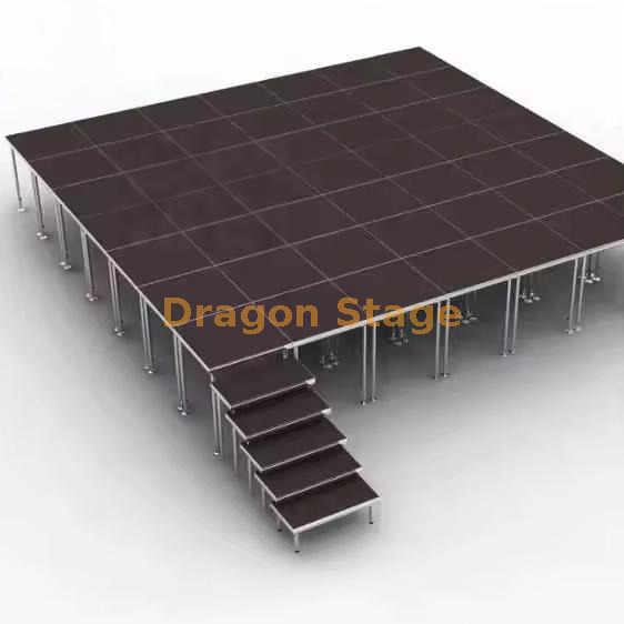 Modular Aluminum Portable Stage System 模块化铝制便携式舞台系统