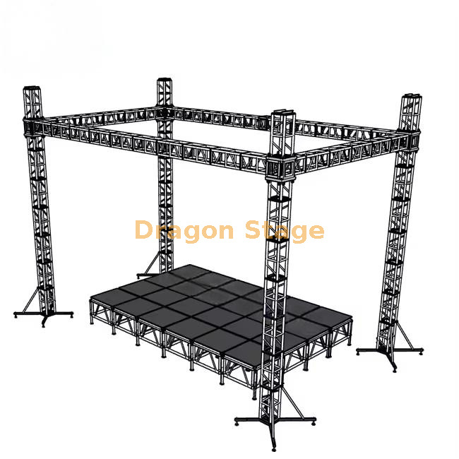 Concert Stage with Lifting Tower Truss 带升降塔桁架的音乐会舞台