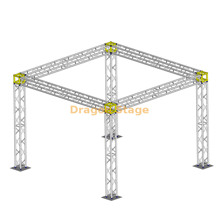 Custom Outdoor Booth Stand Event Truss 15x15ft 20x20ft 定制户外展台活动桁架 15x15 英尺 20x20 英尺
