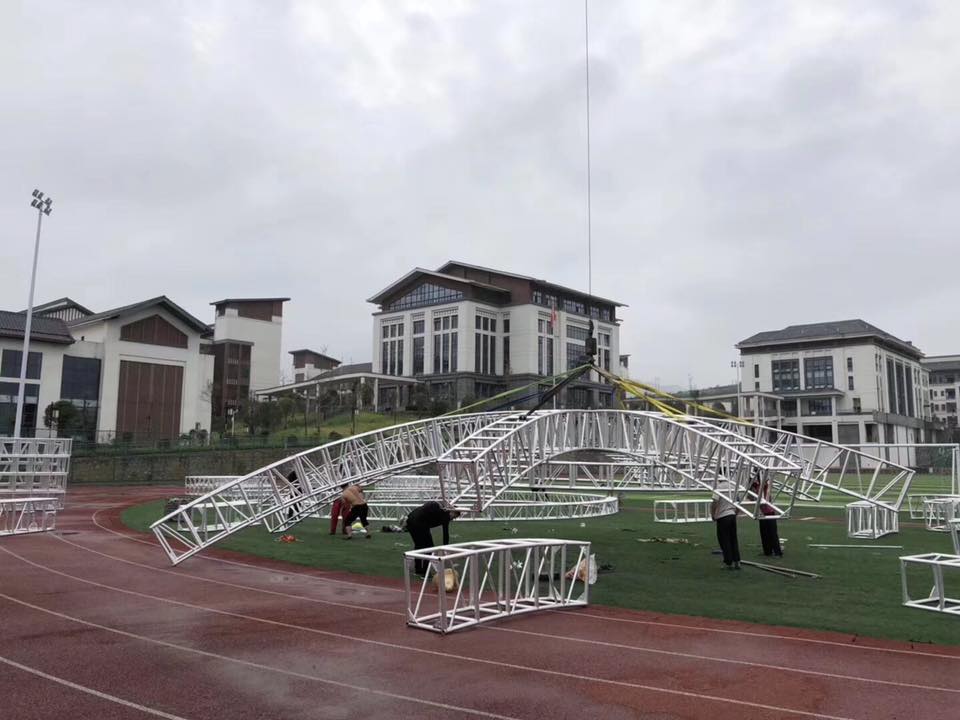 How To Install Dome Roof Truss System 如何安装圆顶屋顶桁架系统