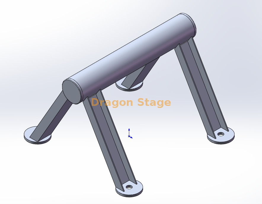 Totem Top Adapter for Stage Lighting dimensions (2) 用于舞台照明的 Totem 顶部适配器尺寸 (2)