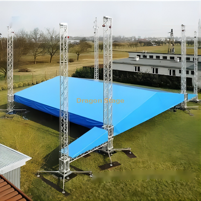 户外婚礼演唱会舞台桁架灯光舞台塔架