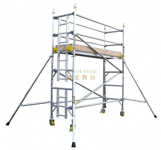 铝合金单攀登梯子脚手架出售5.22米