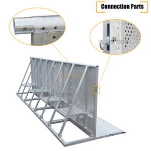户外便携式铝制人群屏障围栏外壳用于音乐会活动声音桁架 60 英尺