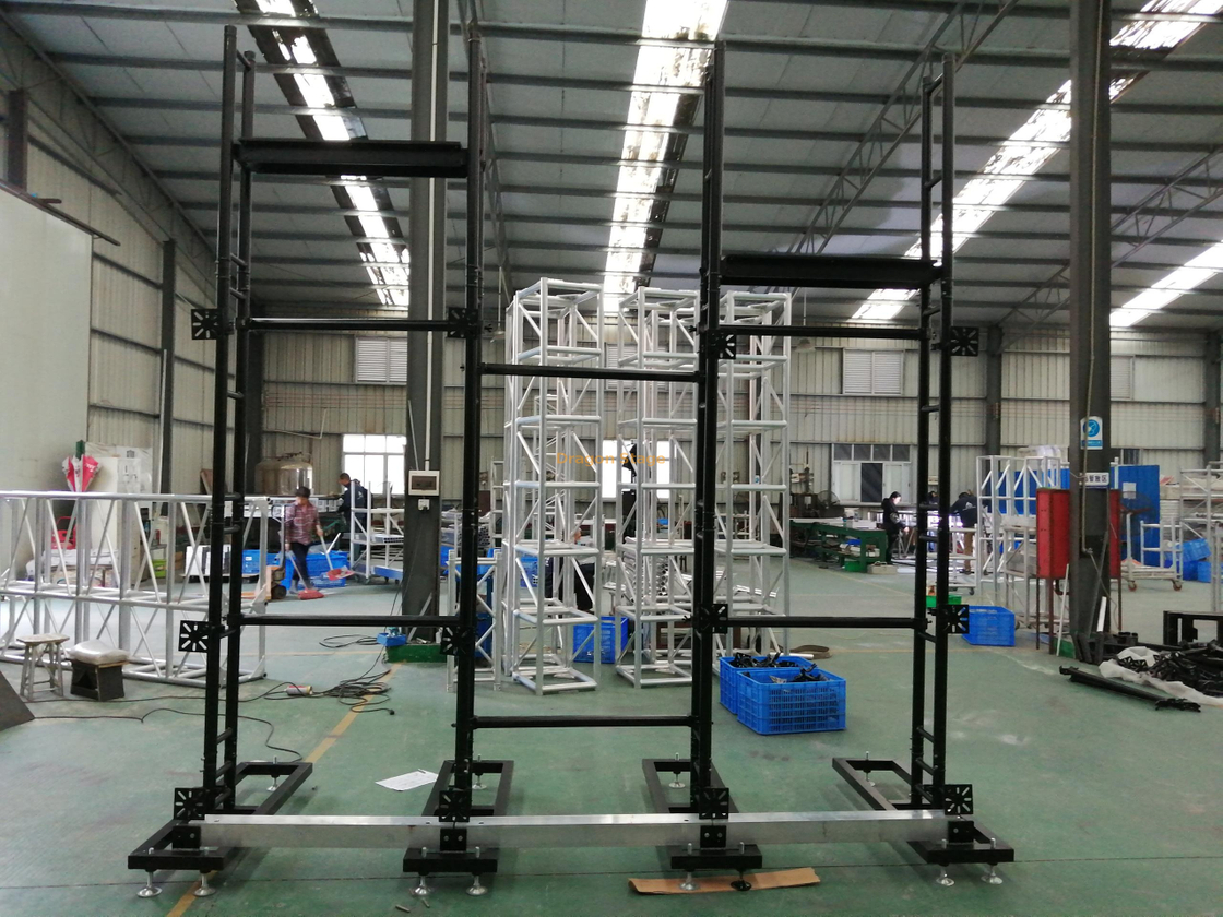 铝制便携式 LED 堆叠桁架系统 LED 屏幕支撑系统 10x5 米