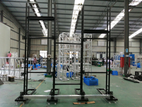 18x10 英尺铝制定制桁架显示系统，适用于 LED 屏幕墙地面支架支撑桁架 