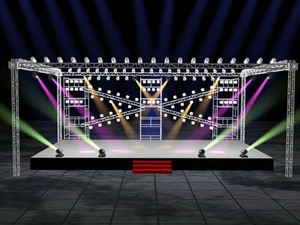 50X3MM热销扬声器桁架设备线阵列塔升降