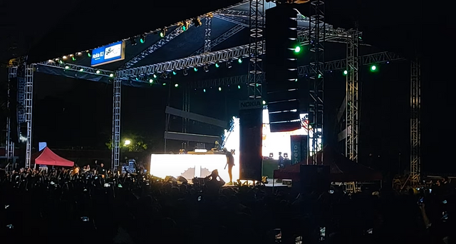 户外音乐会方形舞台桁架结构及活动帐篷