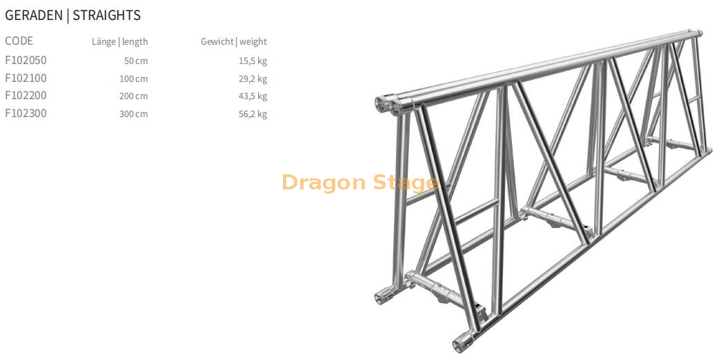 铝折叠三桁架全球桁架F102 1000x570mm（3）