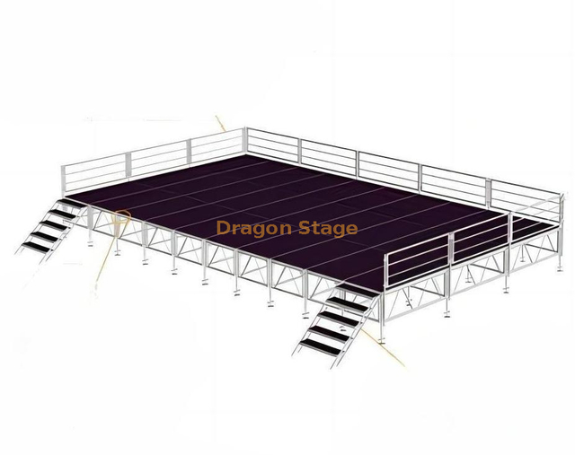 移动音乐会便携式流行舞台平台10x6m