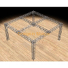 Global Truss 20'x20'贸易展览展台 /展览系统 - 模块化F34盒桁架，带环球连接块和中心十字架
