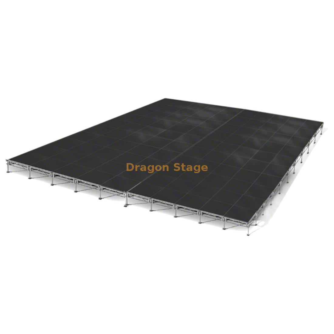 40x40 英尺模块化铝制舞台系统，带可调节支腿