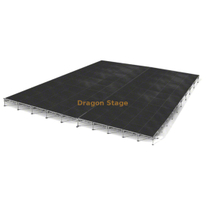 40x40 英尺模块化铝制舞台系统，带可调节支腿