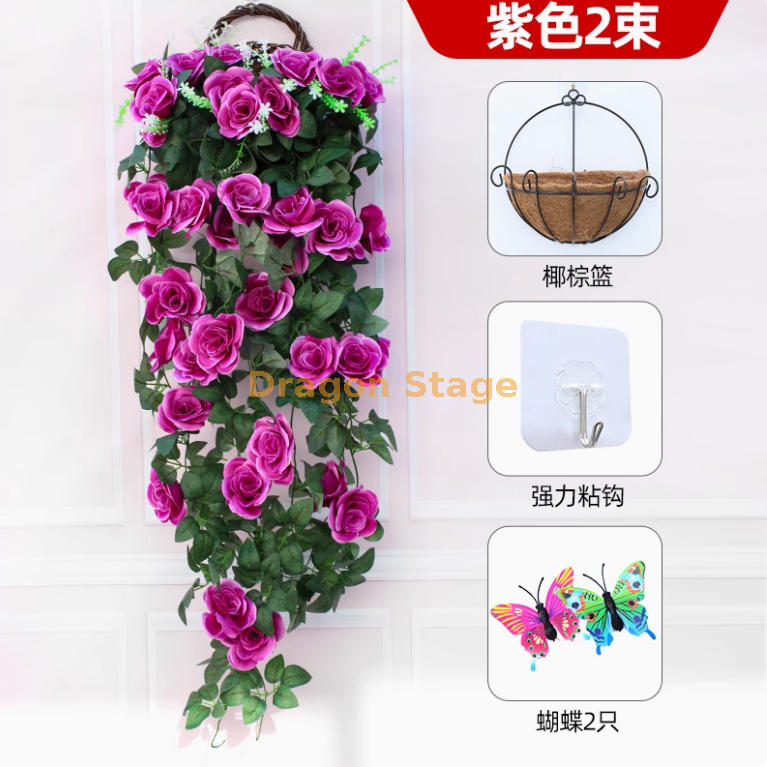 送椰棕篮-2+送粘钩+送粘钩2只蝴蝶