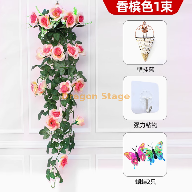 1玫瑰送花篮粘钩