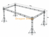 14x6x6m 便携式 LED 屏幕桁架系统，带手动环链葫芦