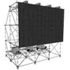 用于 6x4m LED 屏幕的 6x4x6m 环锁系统，带 4 个顶部部分和 3 个水镇流器
