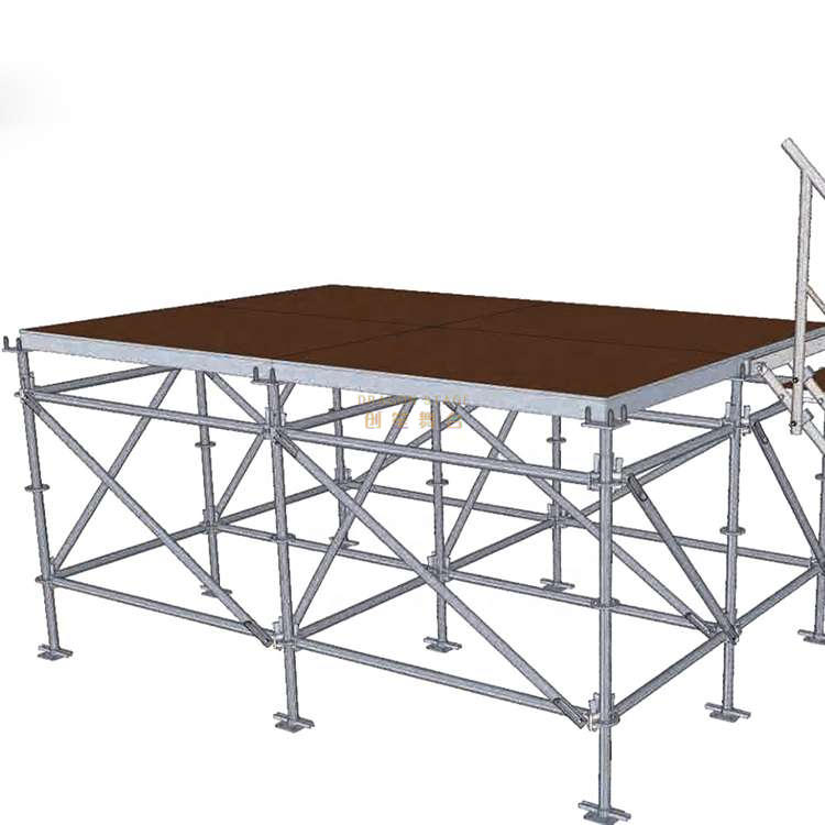 重型大型音乐会木制可调节廉价便携式钢层舞台 12x20 米 