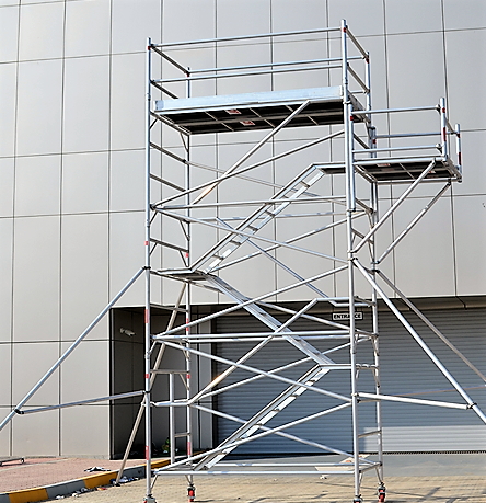 建筑施工铝框架脚手架塔