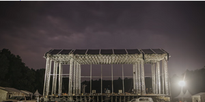 铝制扬声器塔桁架 线阵列桁架塔