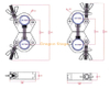 轻巧的旋转耦合器声音事件DJ舞台灯夹住绅士事件DJ舞台灯夹板专业舞台轻夹
