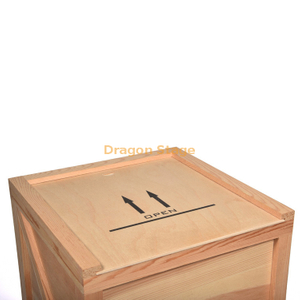 全新定制礼品箱未完成木盒带滑盖