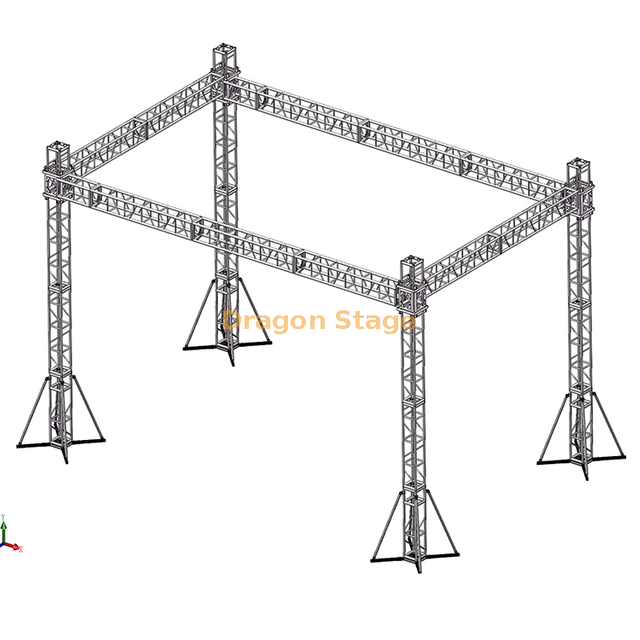 定制螺丝桁架照明框架9x6x6m