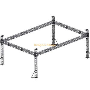 舞台照明AudioAluminum Alloy 400*400mm性能螺丝桁架9x6x9m