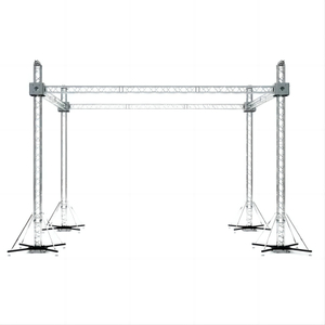 带有9.84英尺广场段和连锁舞台的桁架塔舞台屋顶系统显示桁架包装