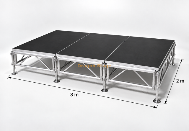 移动模块化迷你舞台平台 3x2m 