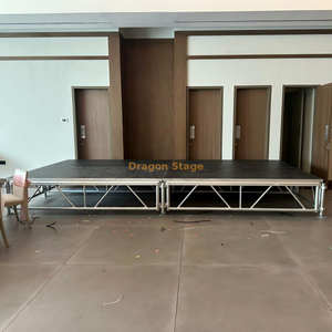 4.88x2.44m 16x8ft 可调节户外活动舞台，带 2 个楼梯