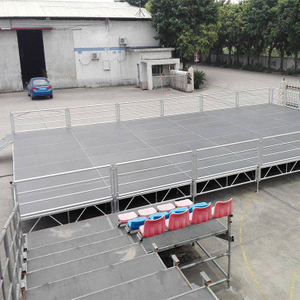 适用于活动舞台设备的铝制便携式户外舞台 9x6m
