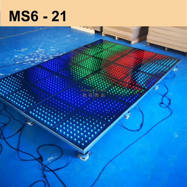 10mm钢化玻璃LED舞台地板MS6-21