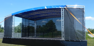 廉价铝桁架屋顶系统舞台框架桁架结构