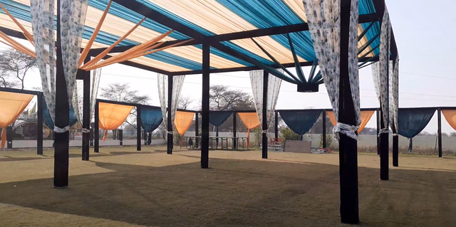 铝制圆形采光屋顶桁架