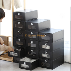 黑色星期五包装鞋收纳盒透明可堆叠鞋架盒