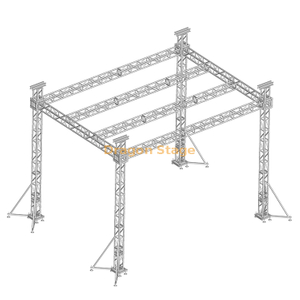 铝制室内桁架框架婚礼花和吊灯25x25x15ft