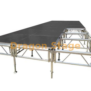 4x4铝可调地毯时装秀合唱团皇家体面的婚礼舞台平台17.08x4.88亿