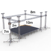 铝音乐音频便携式灯光桁架10x8x7m