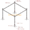 非洲户外活动照明桁架框架10x8x6m