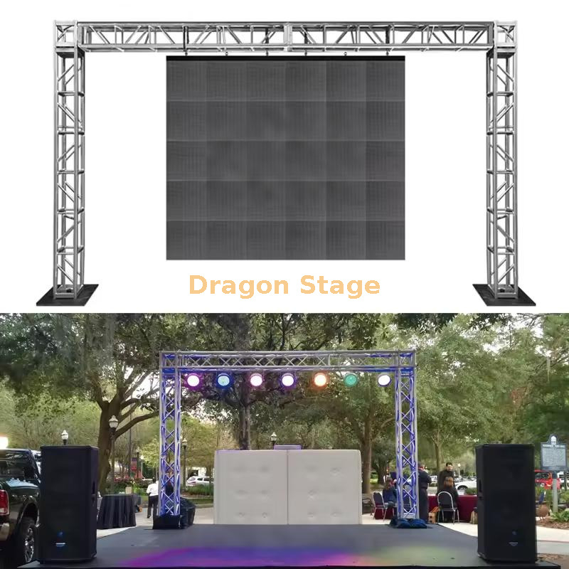 LED SREEN悬挂螺栓桁架 /视频墙支撑桁架系统6x6m