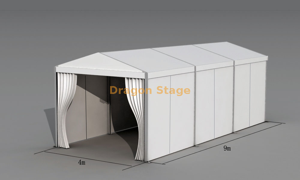 4x9 米全侧壁铝制 A 形框架帐篷 | 36×70型材户外活动帐篷