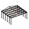 强烈的重型尖顶桁架屋顶帐篷用于活动音乐会50x20x12m